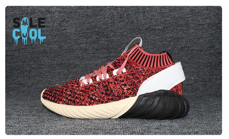 Size 9 - Adidas Tubular Doom Sock Primeknit Ecru Tint
