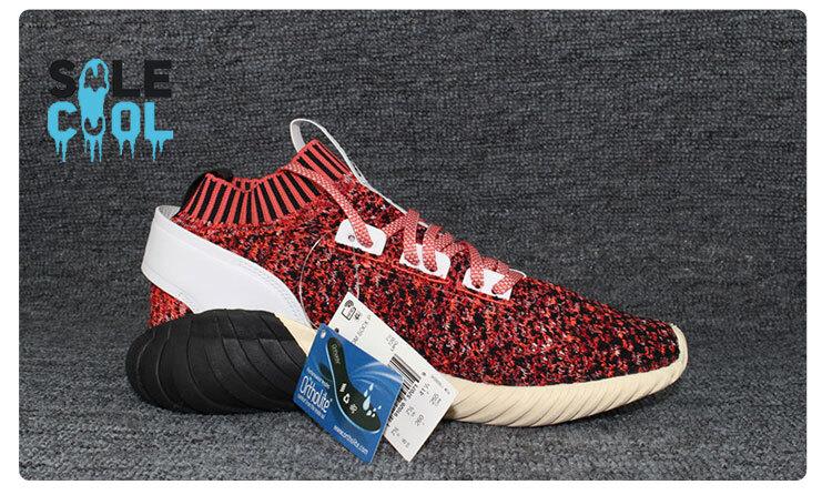 Size 9 - Adidas Tubular Doom Sock Primeknit Ecru Tint