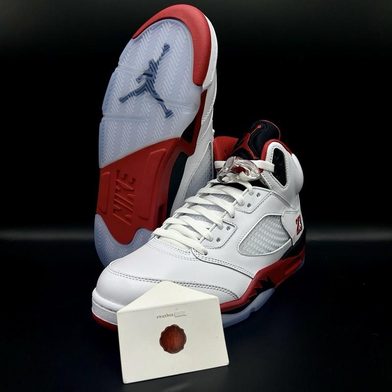Size 9 - Air Jordan 5 Retro 2025 Fire Red