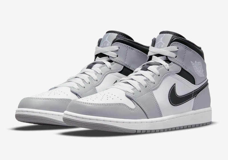 Size 9 - Jordan 1 Mid Light Smoke Grey