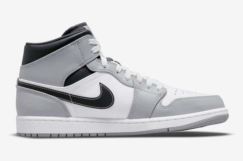 Size 9 - Jordan 1 Mid Light Smoke Grey