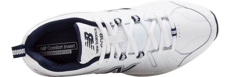 Size 9 - New Balance 608v5 White Navy