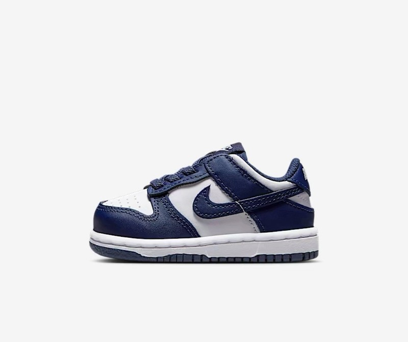 Size 9c - Nike Dunk Low Midnight Navy Toddler 2024 Authentic - Brand New