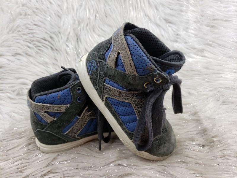 SKECHERS 91493N Black Blue Casual Sneakers Little Kids Size US 9 EUR 25.5