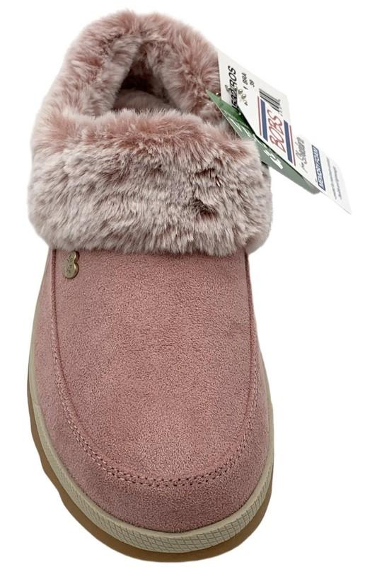Skechers Bobs Cozy Chill Vegan Cozy Lined Slippers Rose