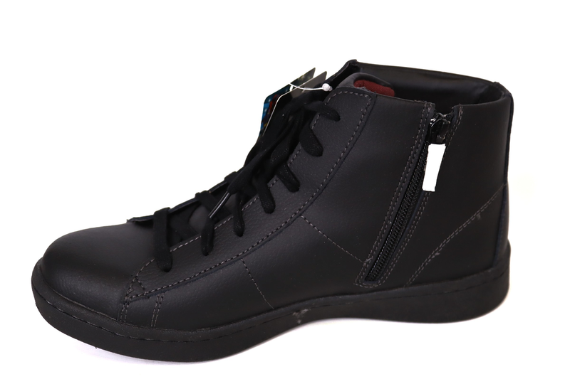 Skechers Boys' Outgo High Top Black/Black Size 6 M