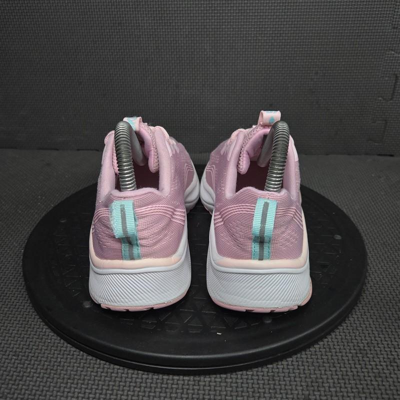 Skechers Elite Sport Shoes Girls Sz 4 Pink White Athletic Trainers Sneakers