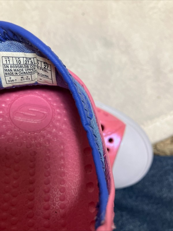 Skechers Foamies Shoes Toddler/Girls Pink Tie Die Guzman Steps Lightweight