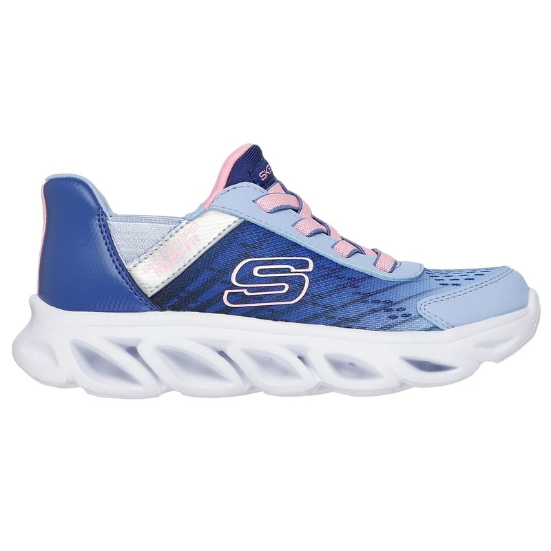 Skechers Girls Hands Free Swift Fit Flex Glide Sneaker Size 1 Blue