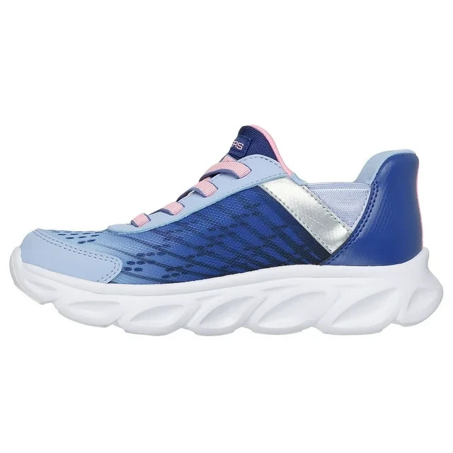 Skechers Girls Hands Free Swift Fit Flex Glide Sneaker Size 4 Blue