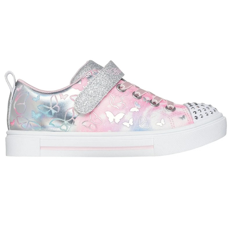 Skechers Girls Twinkle Toes Light-Up Sneaker Size 13