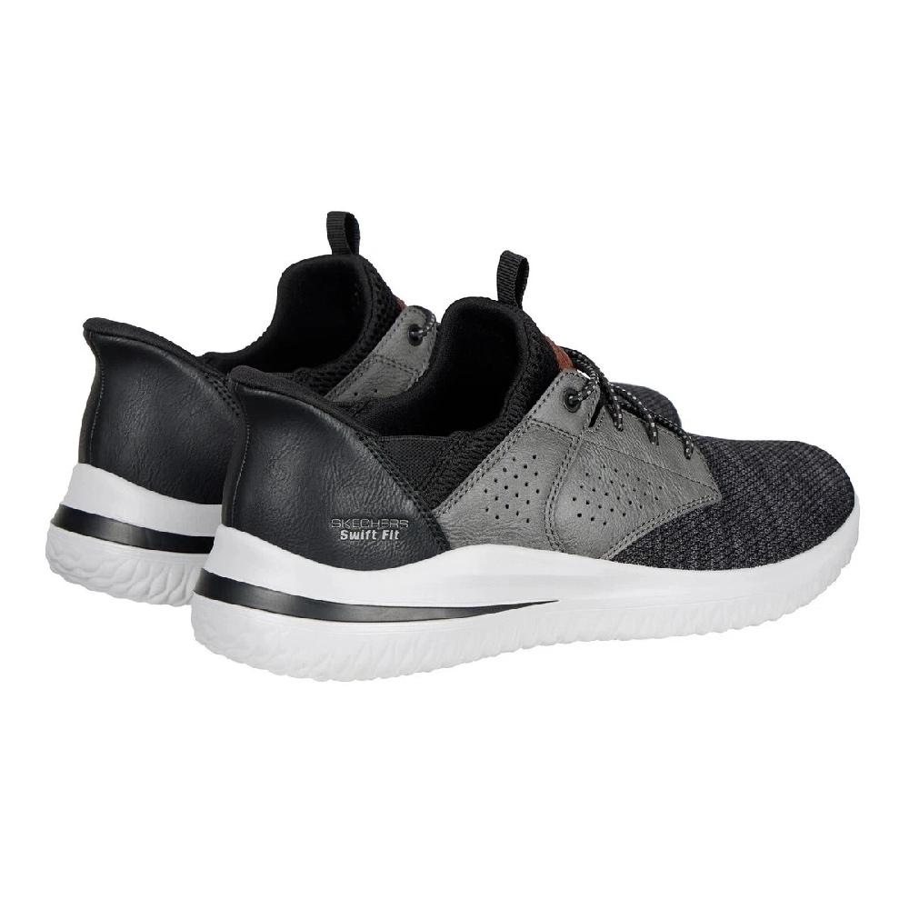 SKECHERS Hands Slip-On Sneakers Men’s Size 8 Black/Gray