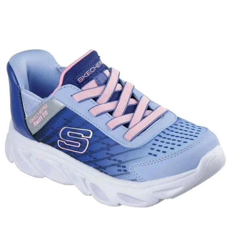 Skechers Kids' Swift Fit Sneaker Navy/Multi Size 13