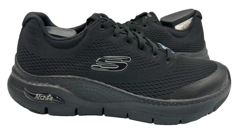 Skechers Men's Arch Fit Oxford Comfort Lace Up Walking Shoes Black Size:9 72H