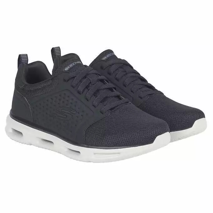 Skechers Men's Glide Lite Pacer Shoes - Black Choose Size