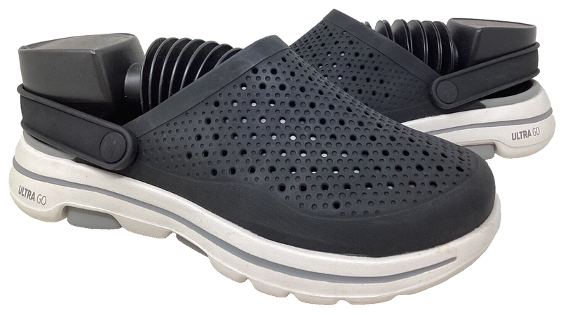 Skechers Men's Go Walk 5 Astonished Slip On Comfort Clogs Black/Gray Size:9 151R