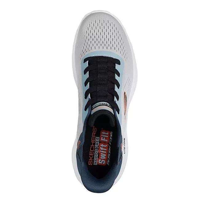 Skechers Men's Hands Free Swift Fit Lite-Foam Sneaker Size 9 Grey