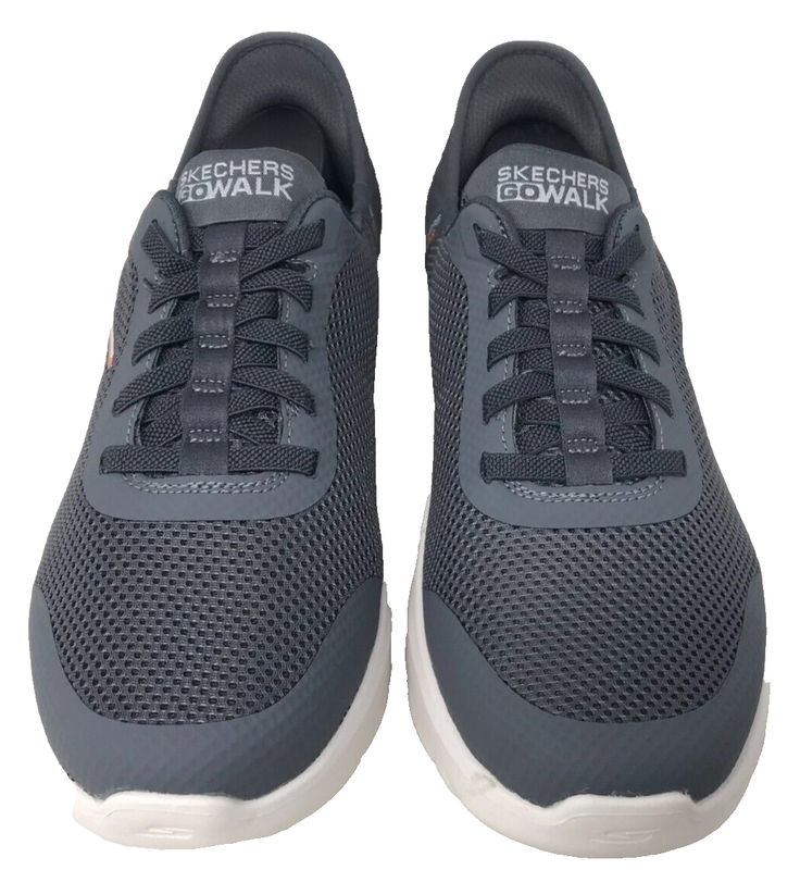 Skechers Men's Slip-ins Go Walk Flex Hands Up Sneakers Gray Size:9.5 118S