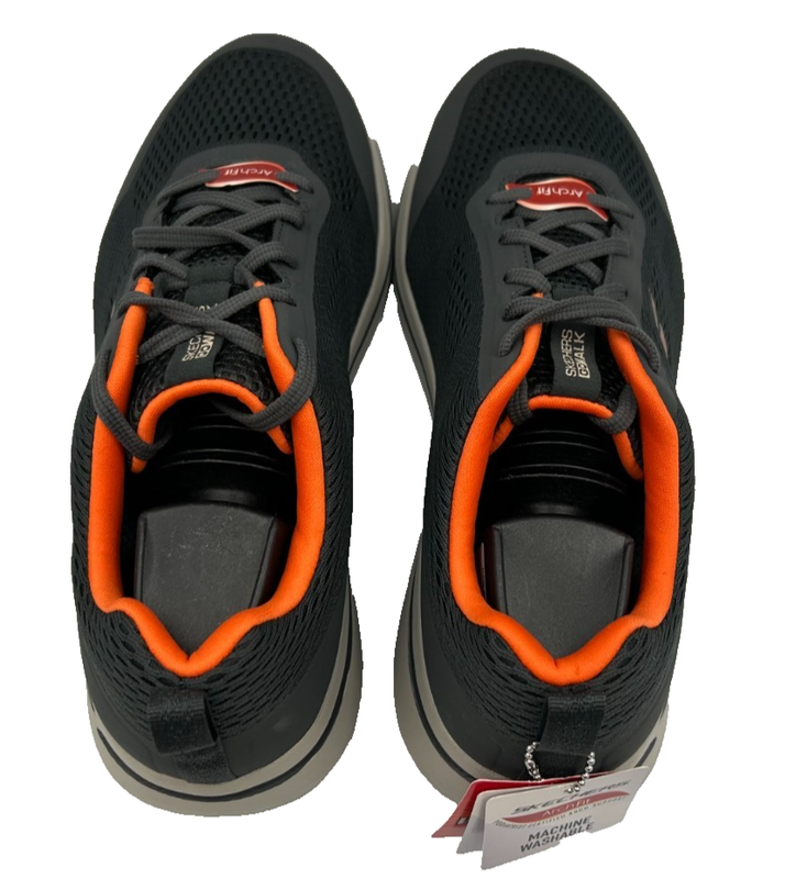 Skechers Men's Summits Key Arch Fit Lace Up Shoes Charcoal EX WIDE Size:9 142T