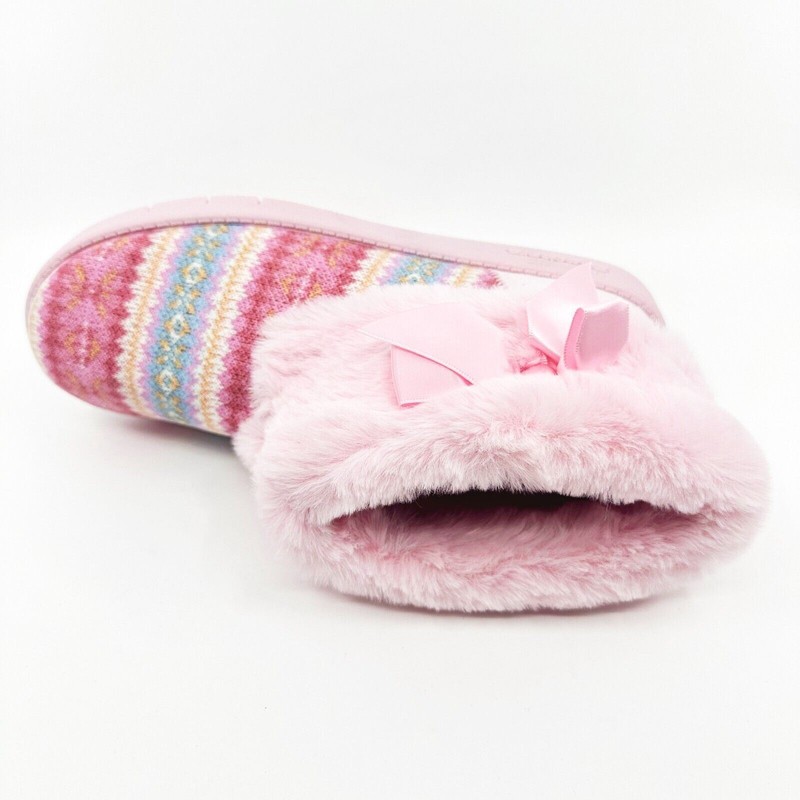Skechers Sleepy Slides Cozy Dreaming Pink Girls Size 4 Ankle Boots