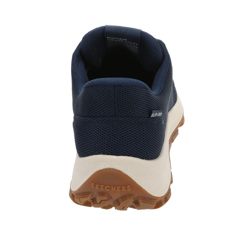 Skechers Slip Ins Men Shoes Comfort Casual Navy Air Cool Soft Memory Foam 183279