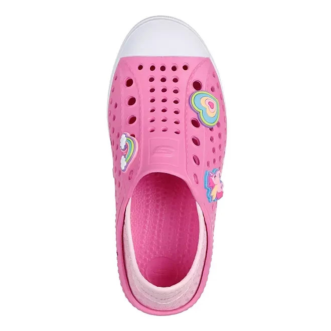 Skechers Toddler Girls Foamies Molded Slip-On Shoe Size 9 Unicorn