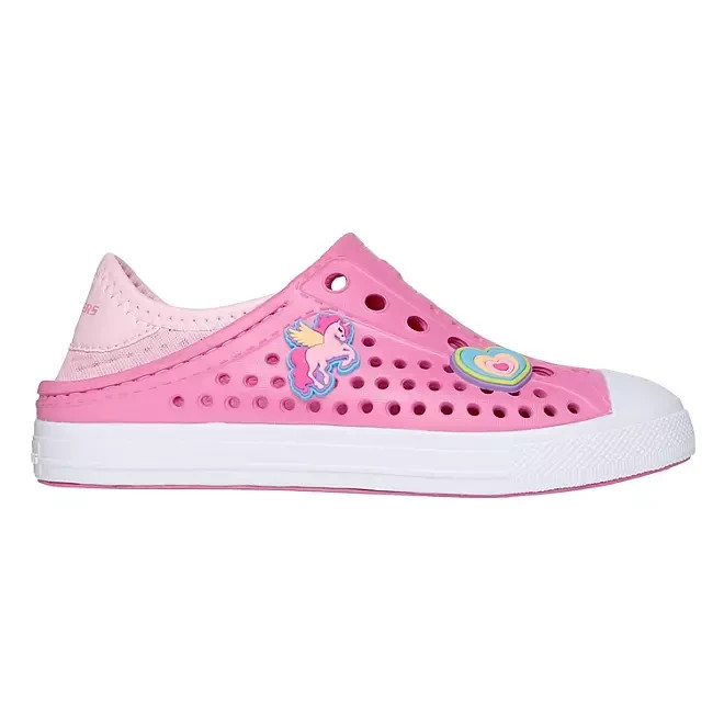 Skechers Toddler Girls Foamies Molded Slip-On Shoe Size 7 Unicorn