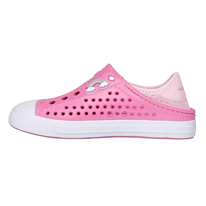 Skechers Toddler Girls Foamies Molded Slip-On Shoe Size 7 Unicorn