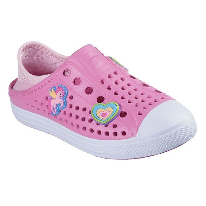 Skechers Toddler Girls Foamies Molded Slip-On Shoe Size 7 Unicorn