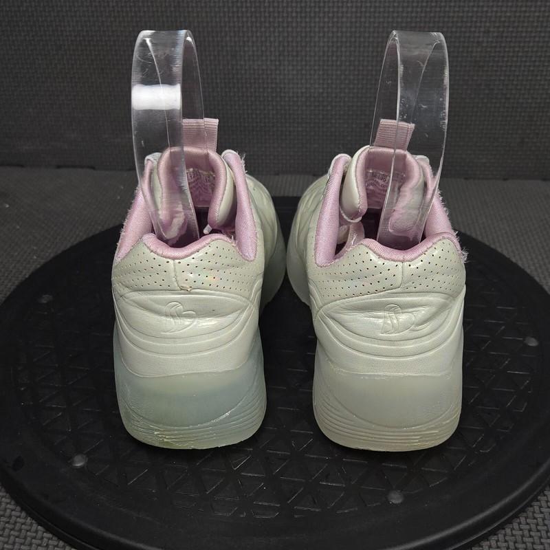 Skechers Uno Ice Prism Luxe Shoes Toddler Sz 13 Gray Pink Lace Up Sneakers