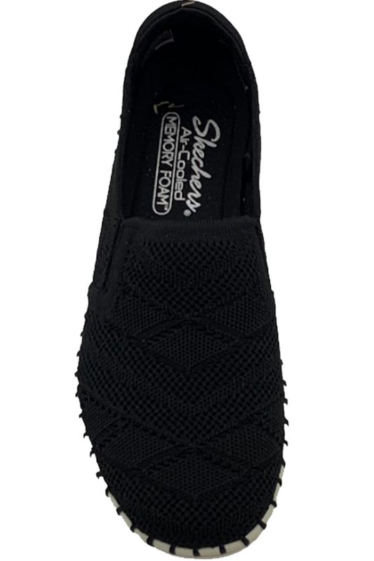 Skechers Vegan Washable Crochet Slip-Ons Sepulveda 2.0 Black