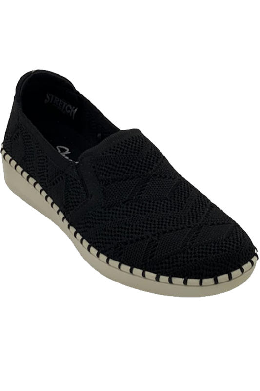 Skechers Vegan Washable Crochet Slip-Ons Sepulveda 2.0 Black