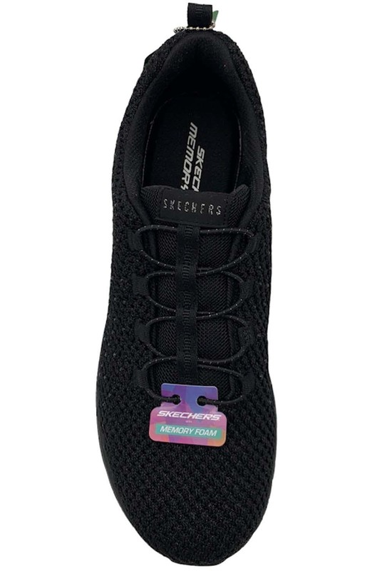 Skechers Virtue Rhinestone Vegan Sneakers Glamour Black