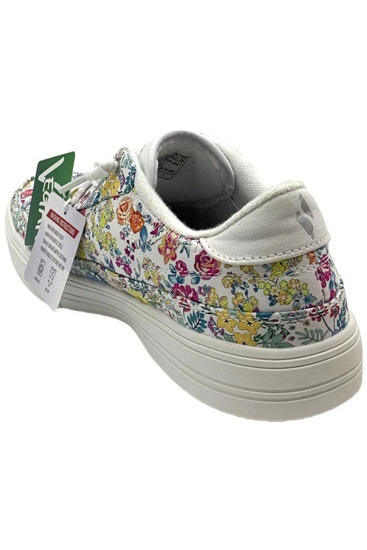 Skechers Women's Flowa Powa Arch Fit Arcade Lace-Up Sneakers White