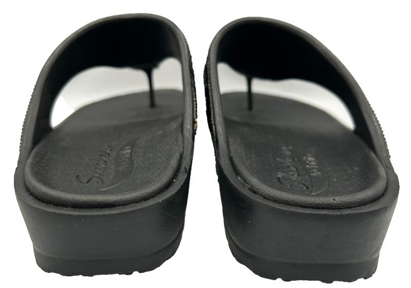 Skechers Women's Foamies Cali Breeze Shine Comfort Sandal Black Size:6 150J