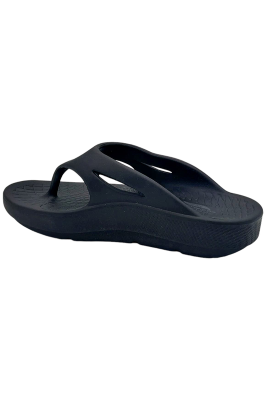 Skechers Women's GO Recover Thong Sandals Contend Black
