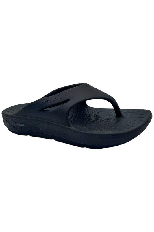 Skechers Women's GO Recover Thong Sandals Contend Black