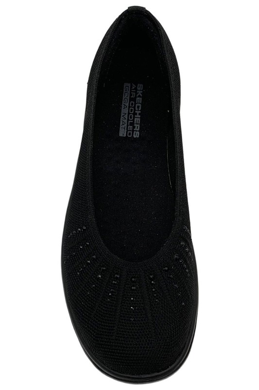 Skechers Women's On-the-GO Flex Radiant Knit Skimmers Summer Black