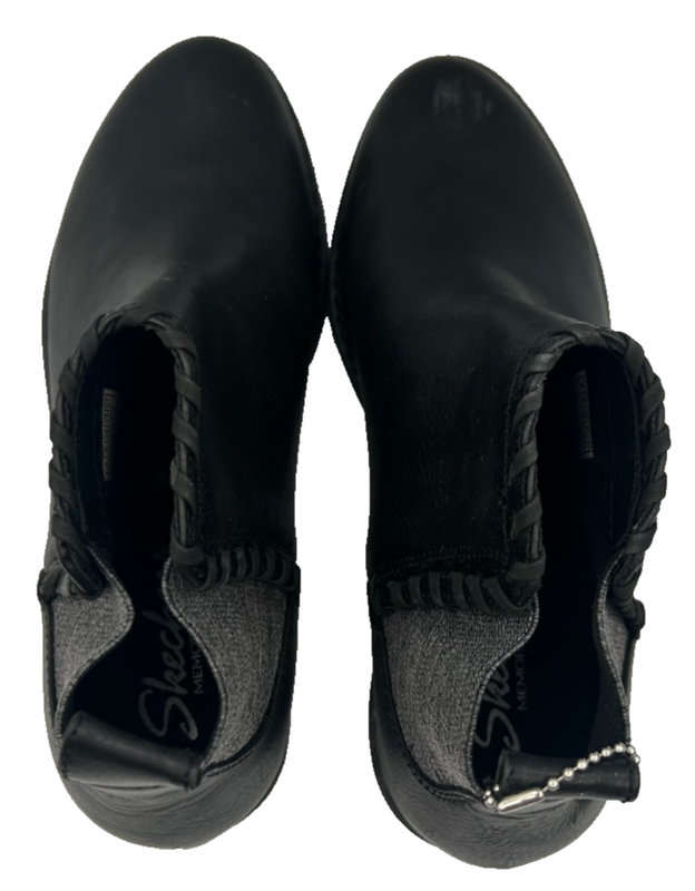 Skechers Women's Texas - Fall Crush Slip On Black Dress Ankle Boots Size:9 79N