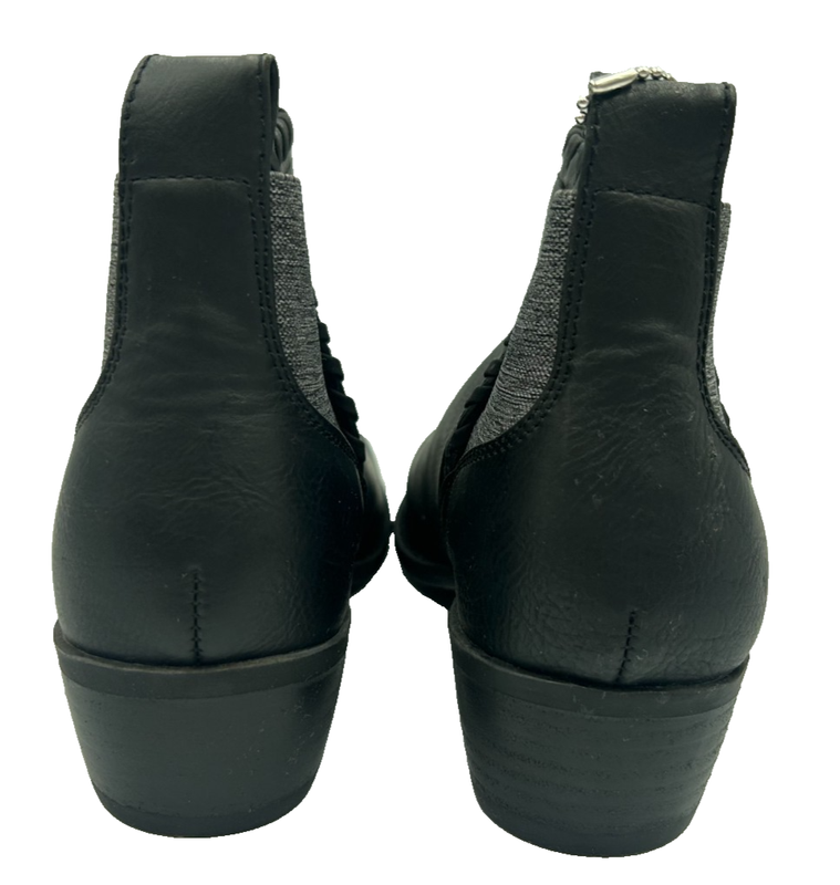 Skechers Women's Texas - Fall Crush Slip On Black Dress Ankle Boots Size:9 79N