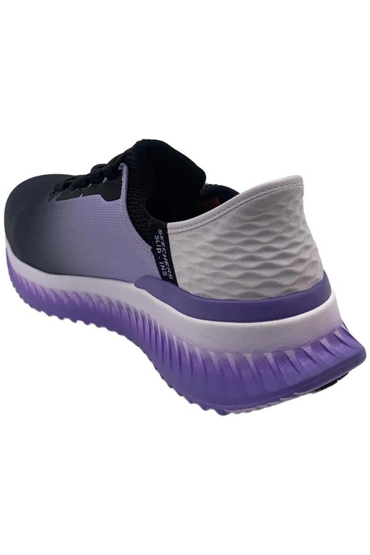 Skechers Women's Tilido Ombray Slip-On Athletic Sneakers Black/Purple