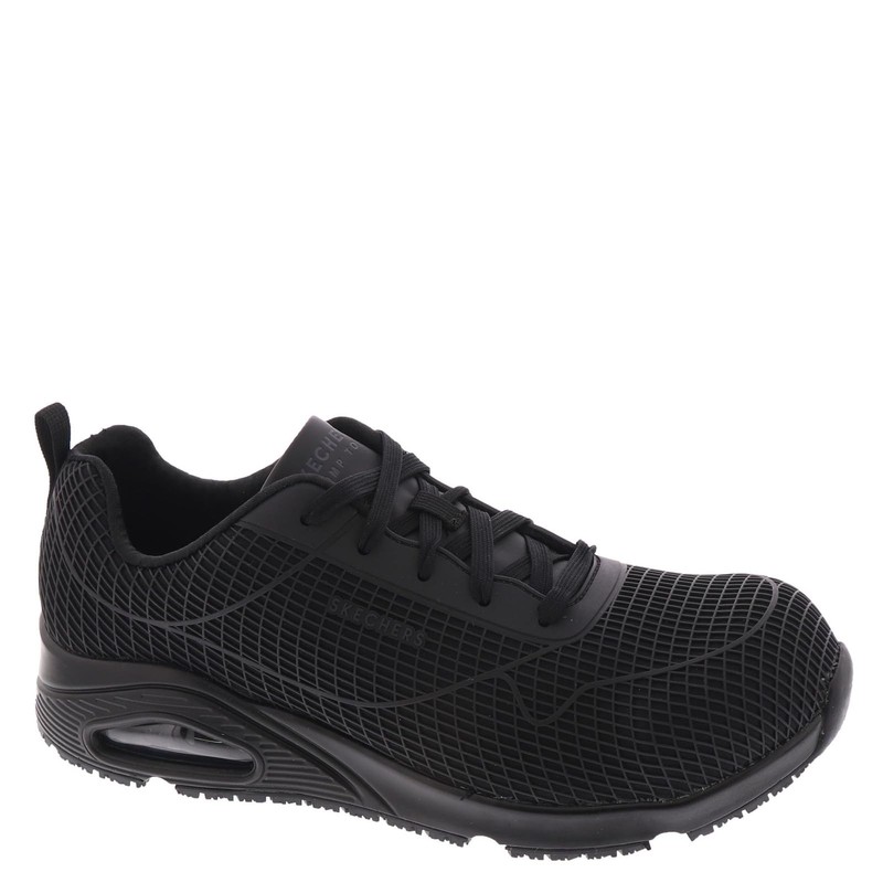 Skechers Women Work UNO SR-Jhansi Sneaker Size 8.5 Black 108072