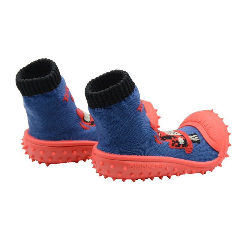 Skidders Baby Toddler Boys Grip Shoes "Tough Like Daddy” Sz 2 - 12 Months NWT