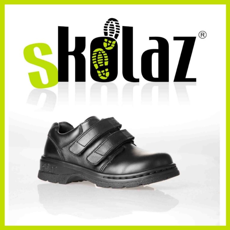 Skolaz School Shoes Boys Quality Leather Size 9 Junior