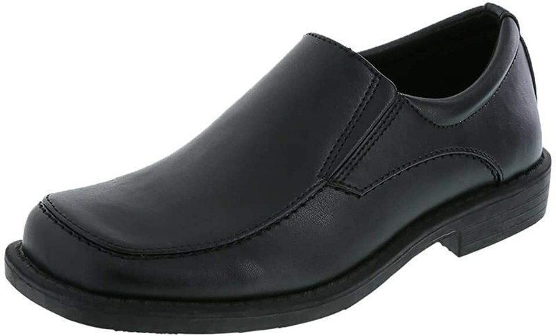 SmartFit Youth Boys' Daniel Black Dress Slip-On Shoes Size 10.5-6 M #79319