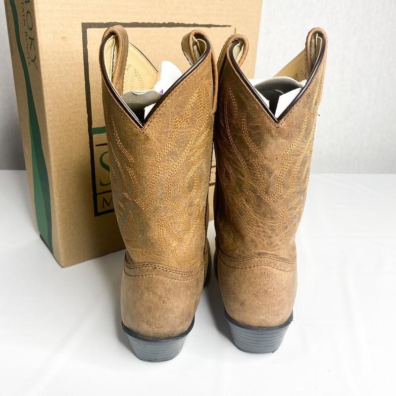 Smoky Mountain Womens Western Cowboy Boots Brown Oiled Distressed Leather 1.5