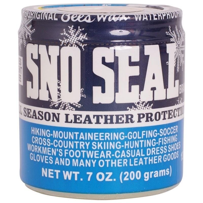 Sno-Seal Waterproofing Leather Protector Jar 7 oz. for Rain Shoes & Snow Boots