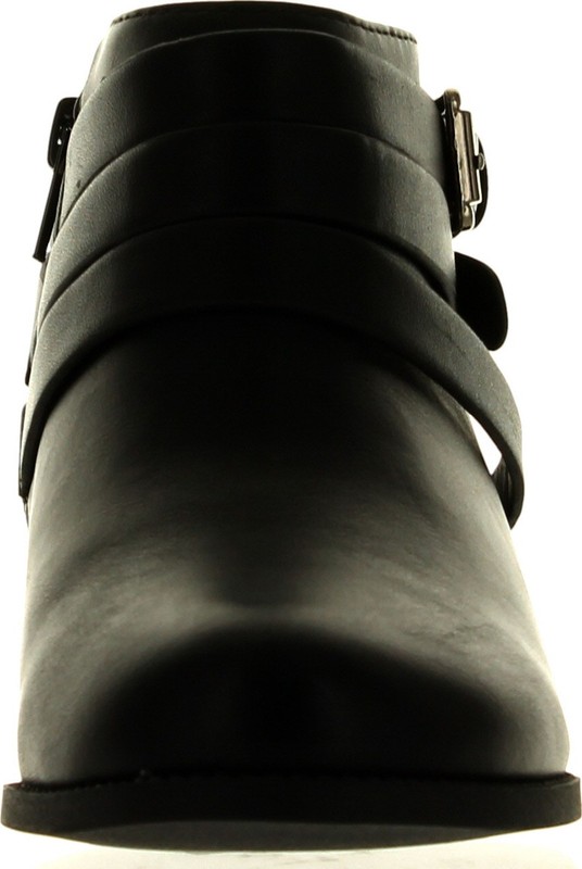 Soda Alum Womens Stylish Buckle Strap Dress Ankle Bootie