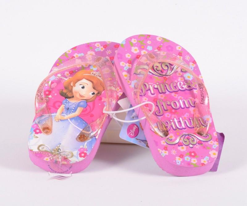 Sofia The First Toddler Girl Flip Flop Sandals Sz 5 US / 20 EU New NWOB
