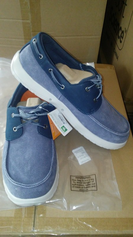 Soft Science Shoes Fishing Boat Shoes "The Cruise" Blue Shoes Men's sz. 11